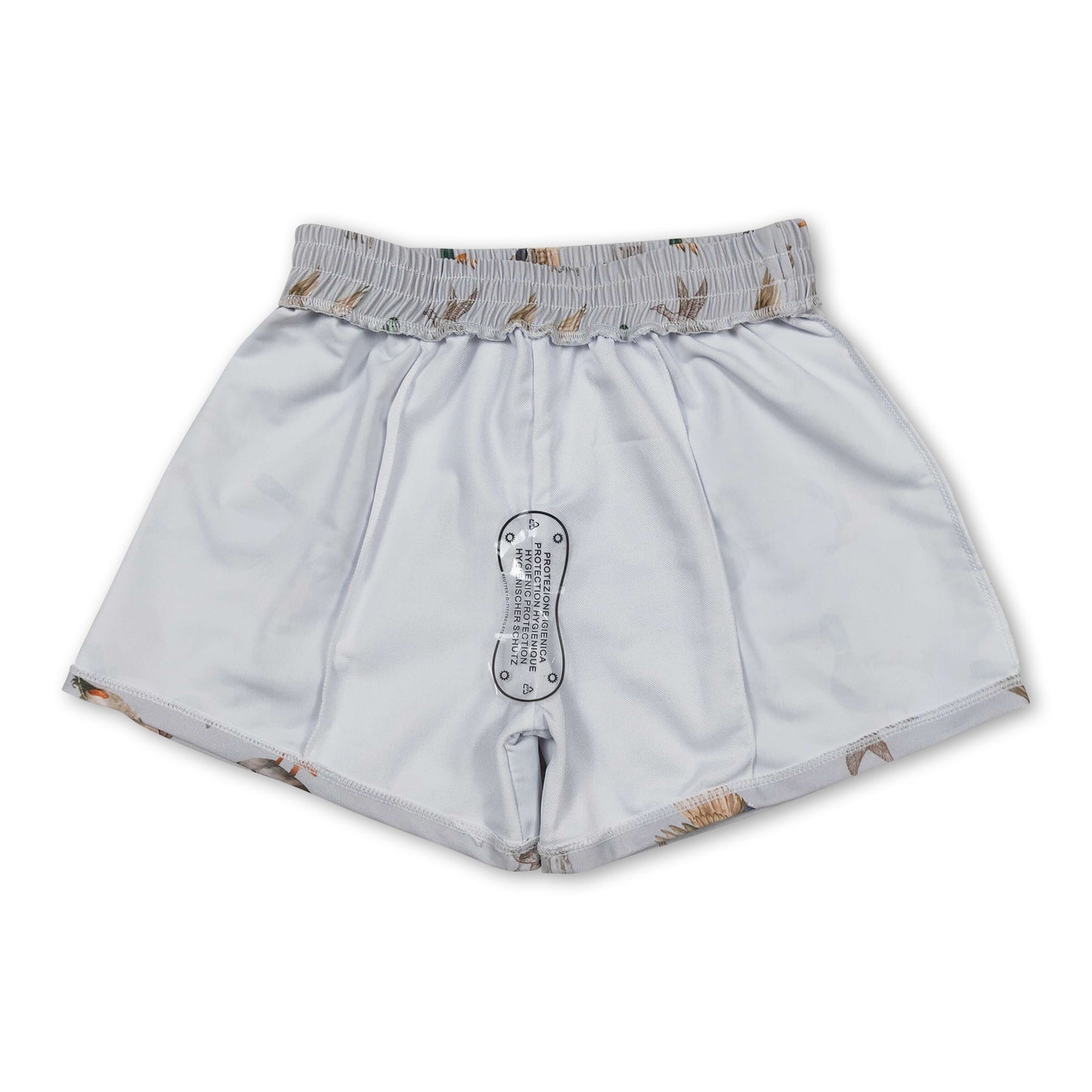 Duck print baby boys summer swim trunks