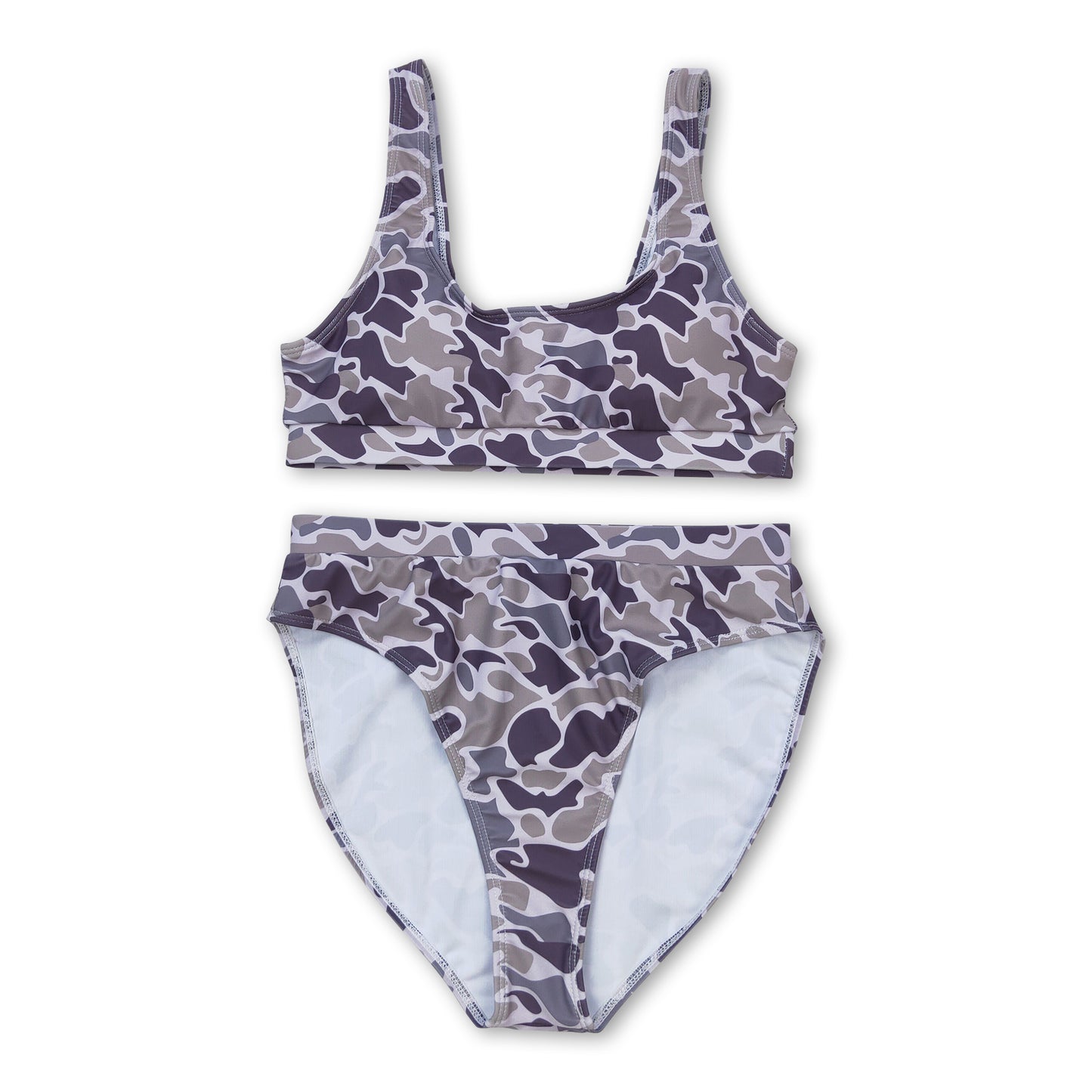Camo print mommy and me women summer swimsuit ship from US