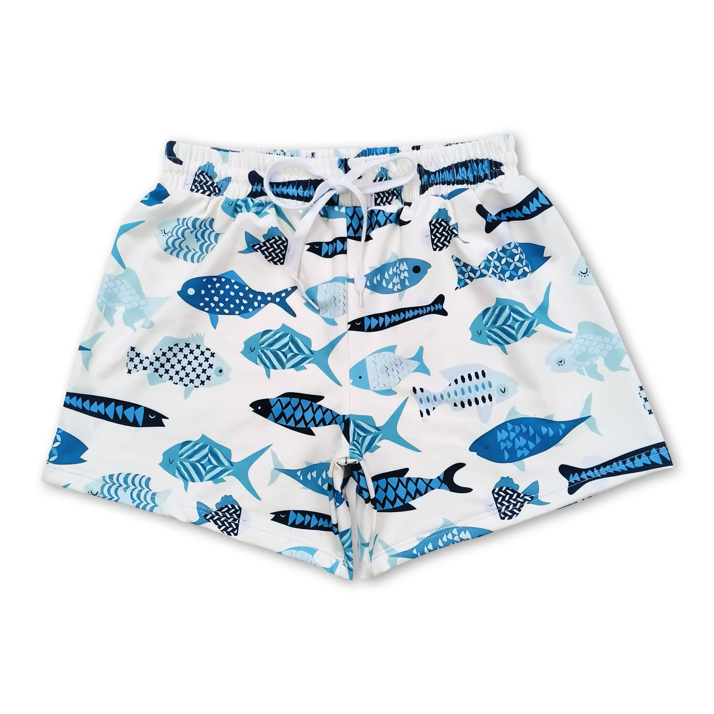 Fish kids boys summer swim trunks