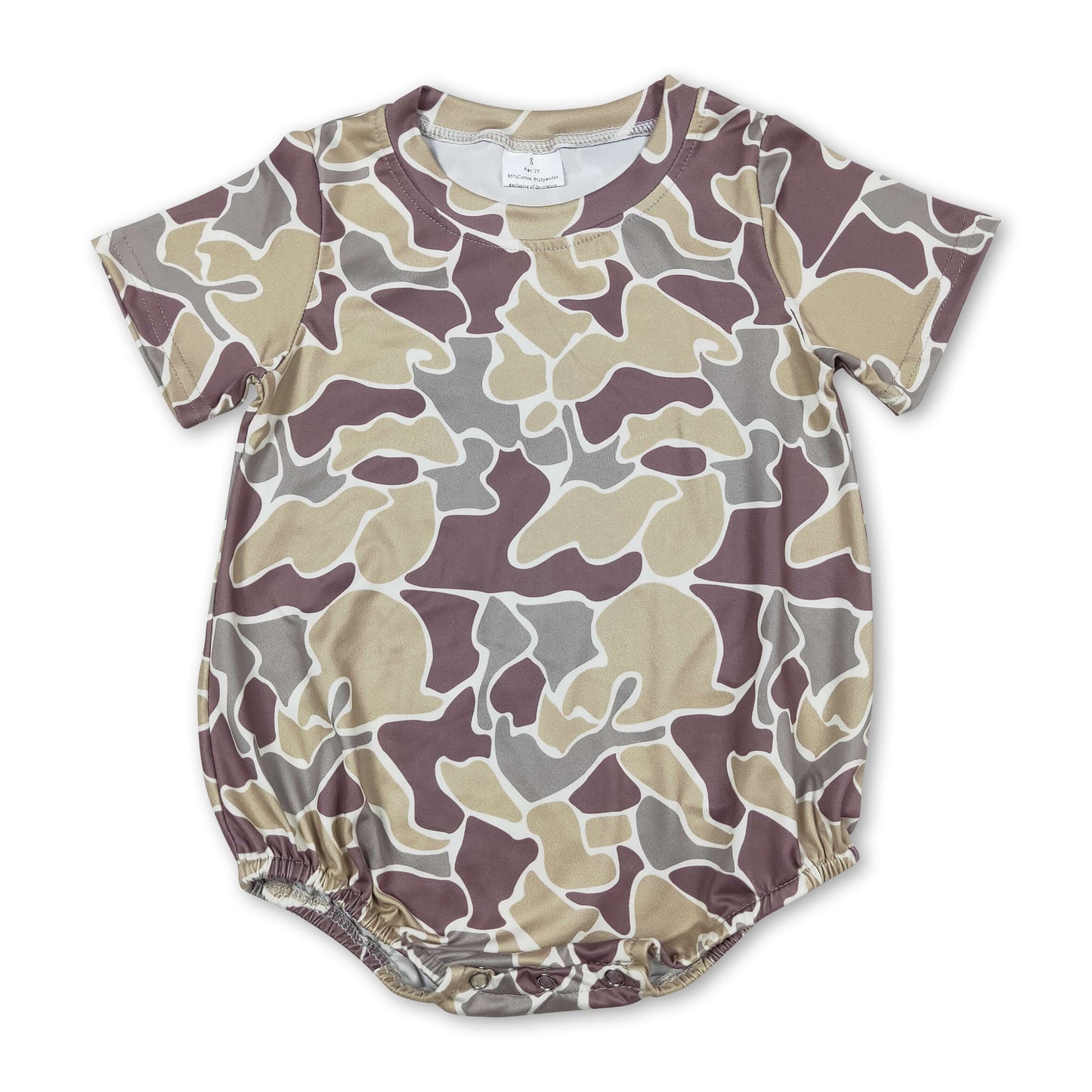 Short sleeves camo baby boys romper ship from US