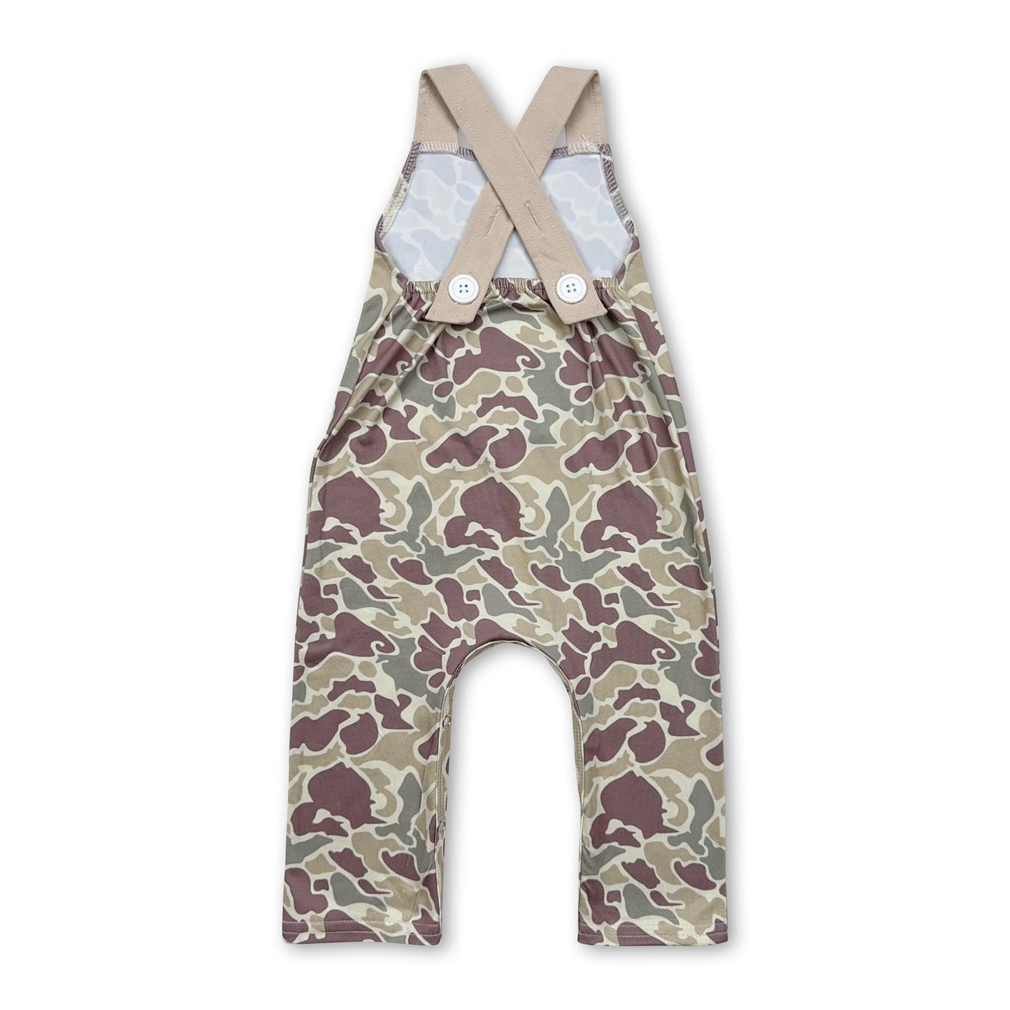 Straps deer pocket camo kids boys overalls ship from US