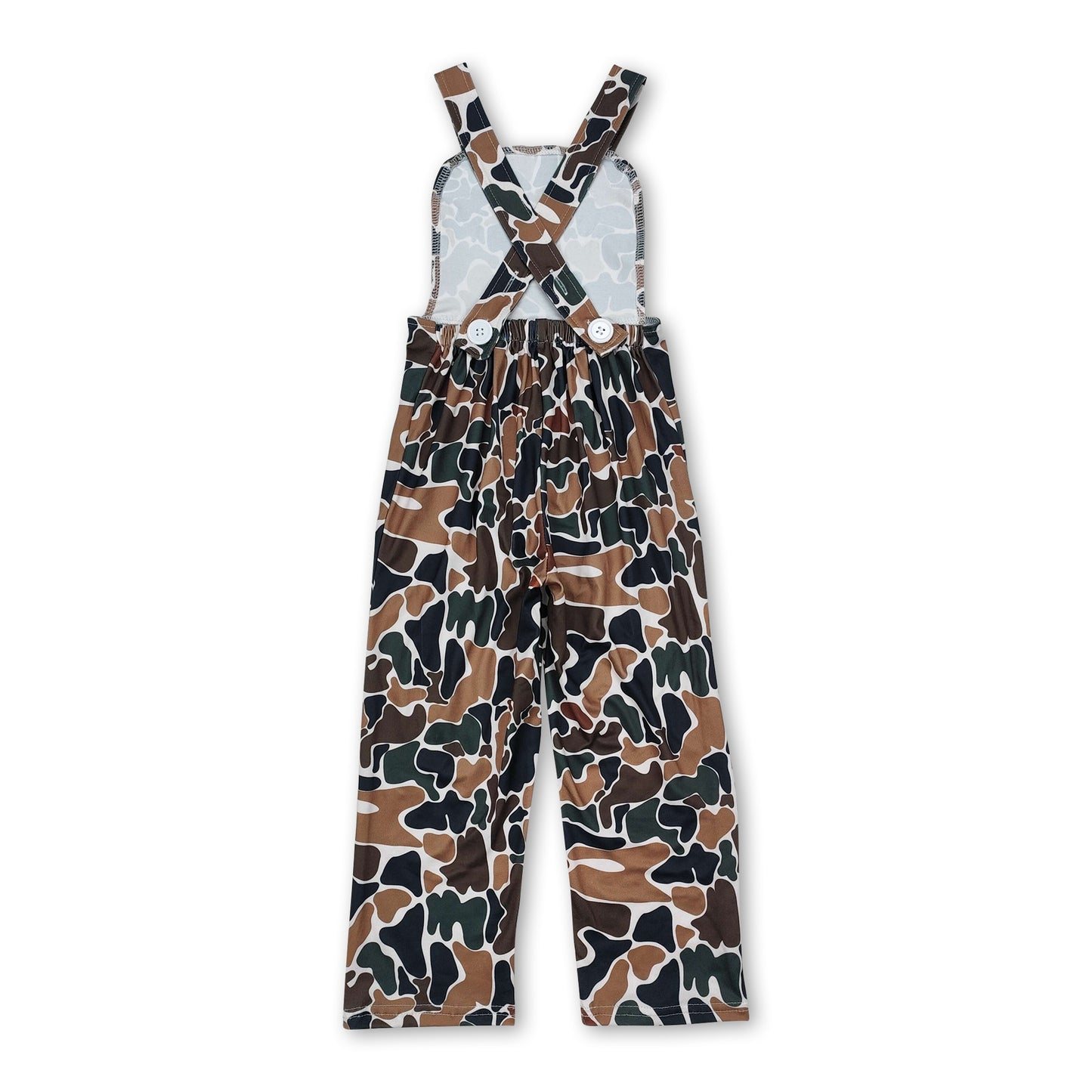 Straps dark camo baby boys hunting overalls ship from US