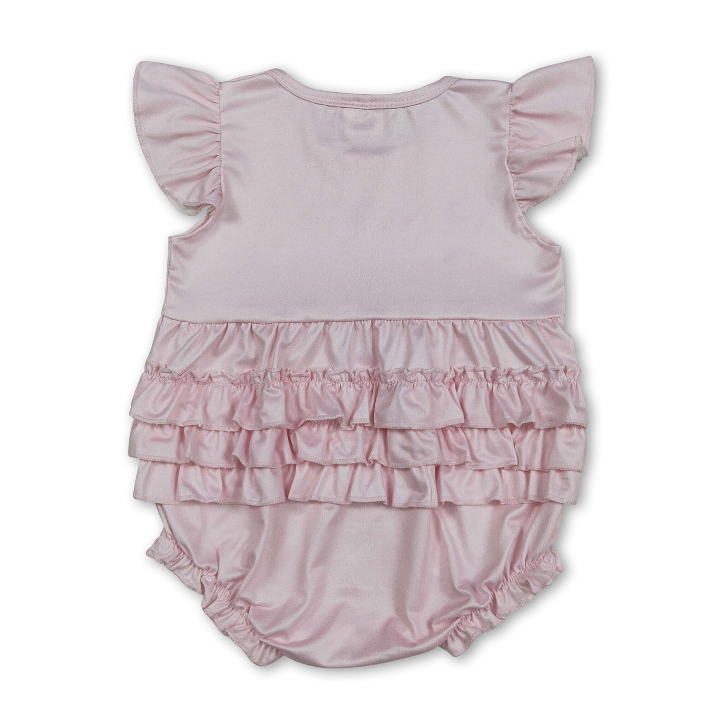 I'm literally just a girl ruffle make up baby romper