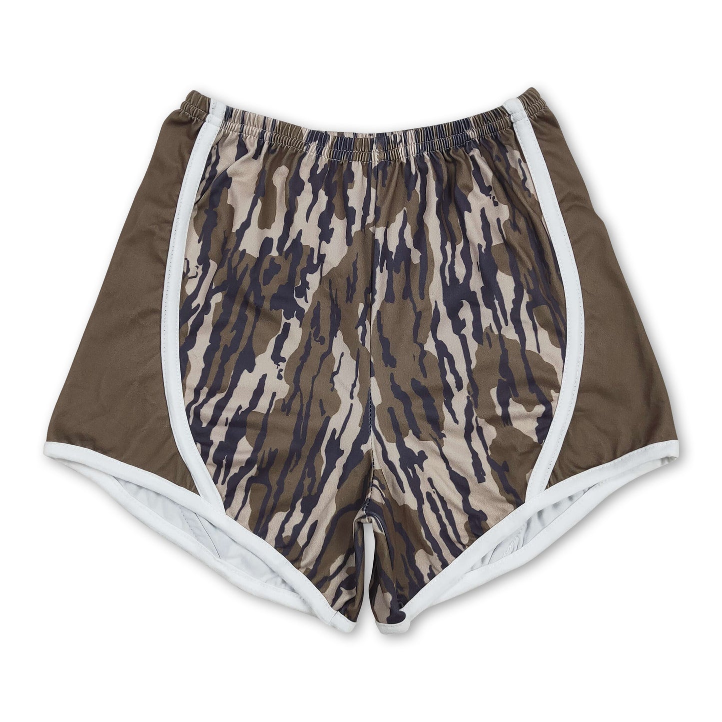 Camo patchwork baby girls summer shorts