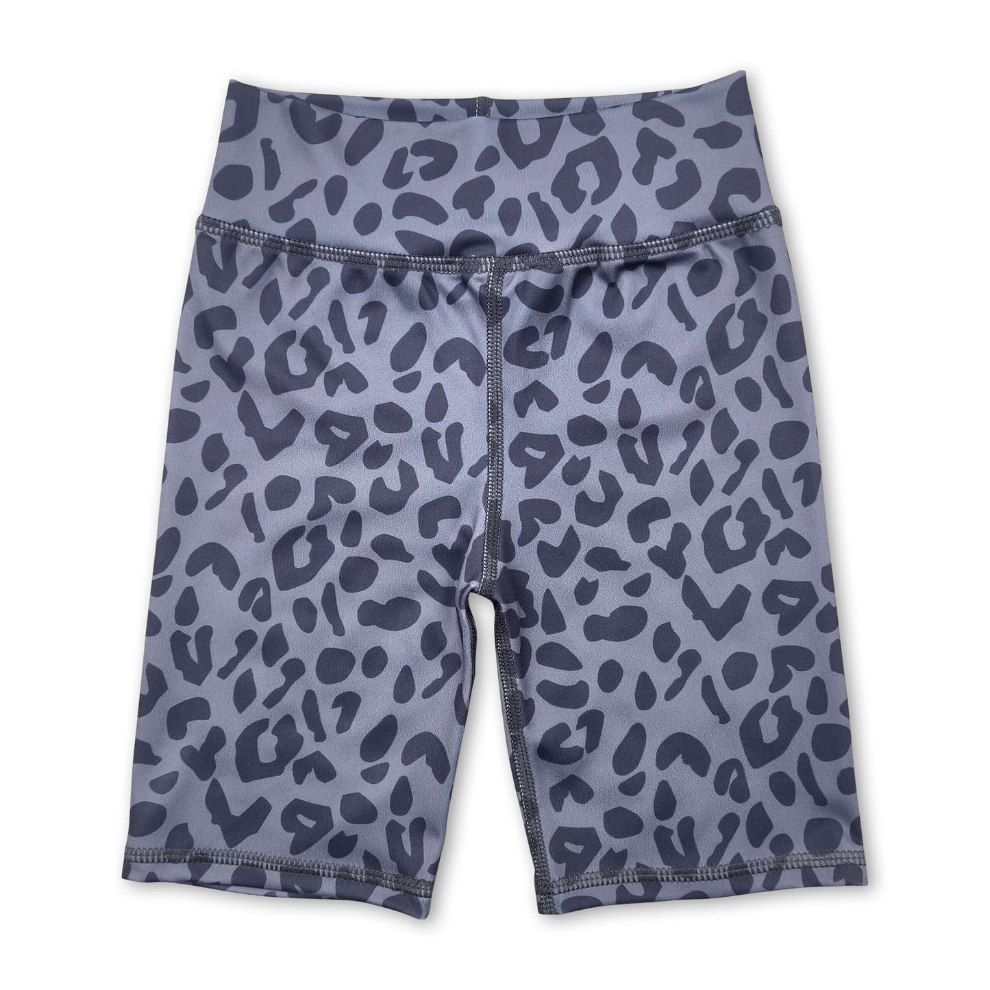 High waist leopard kids girls summer shorts