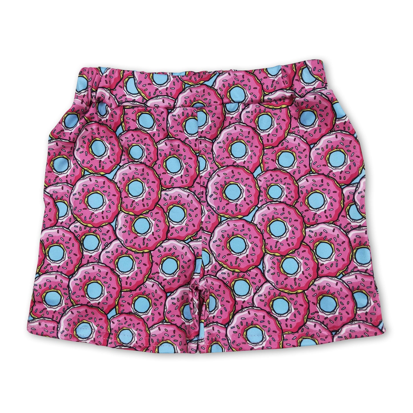 Pink blue donuts baby kids summer shorts