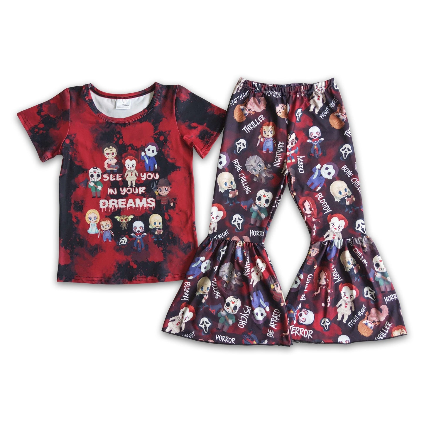 Girl Bleached See You in Your Dreams Shirt Pants Halloween Outfit