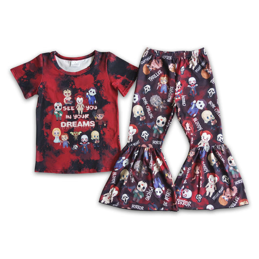 Girl Bleached See You in Your Dreams Shirt Pants Halloween Outfit