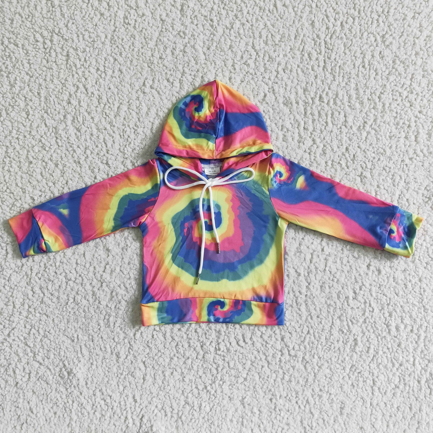 Girl Tie Dye Long Cardigan
