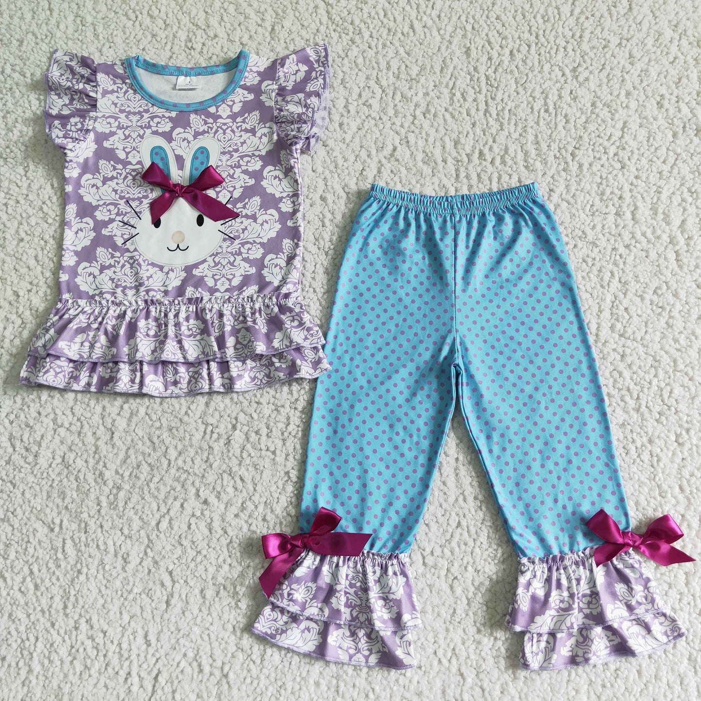 Girl Rabbit Dot Pants Outfits