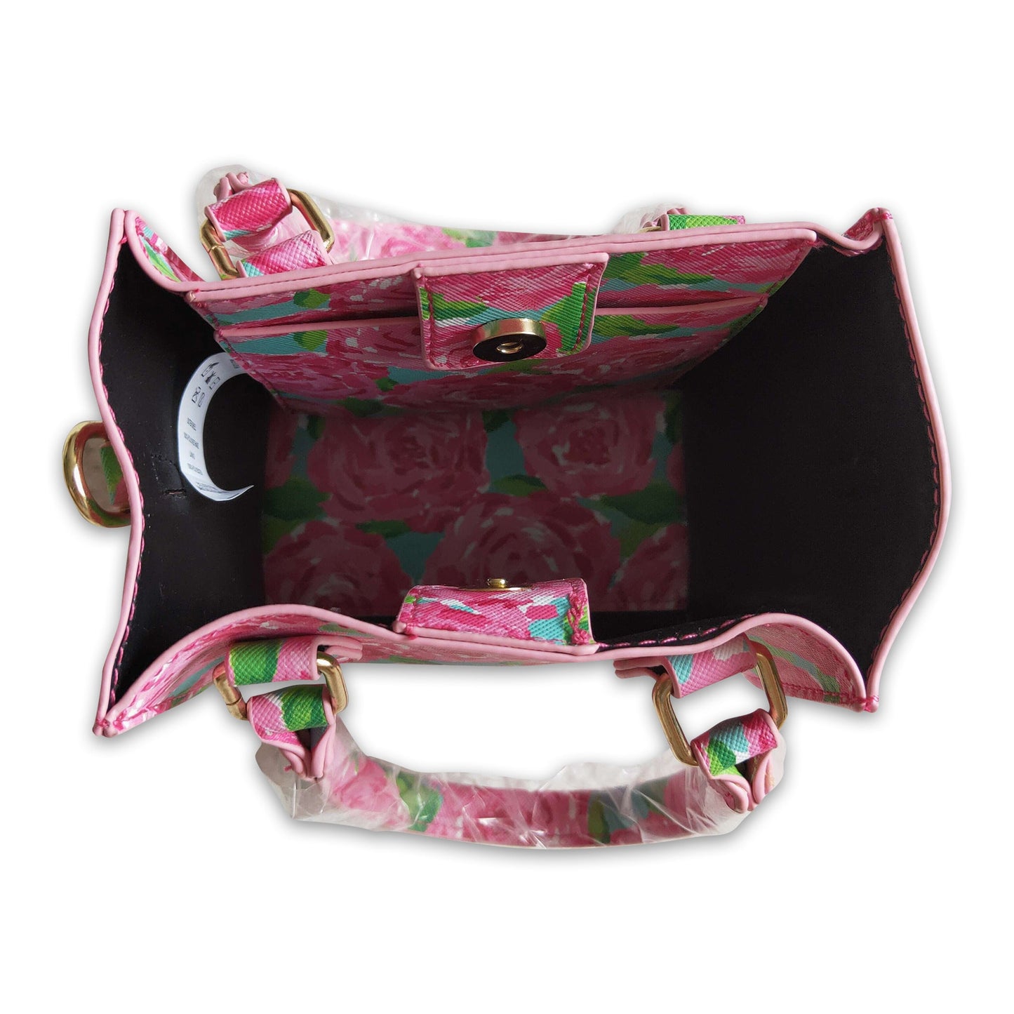 Hot pink floral kids girls bags
