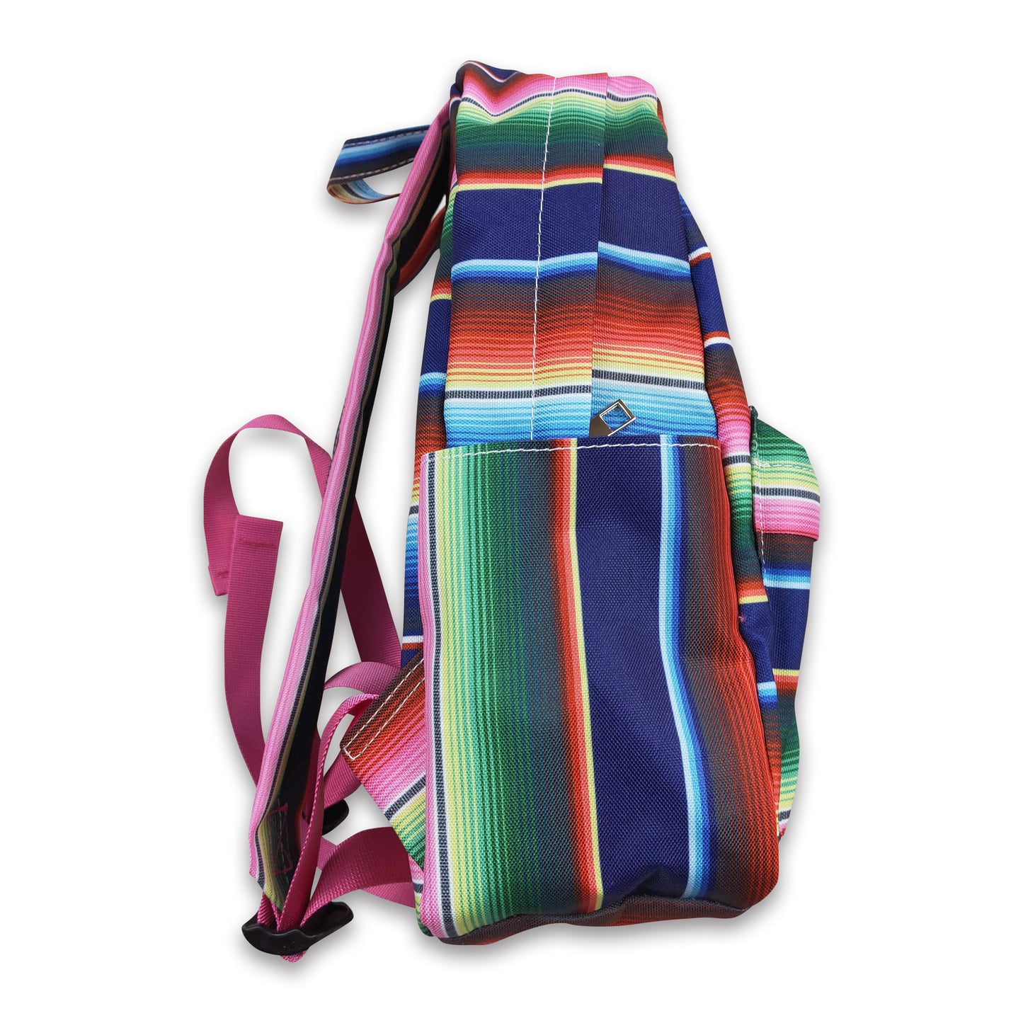 Green blue stripe western backpack kids back to school bags