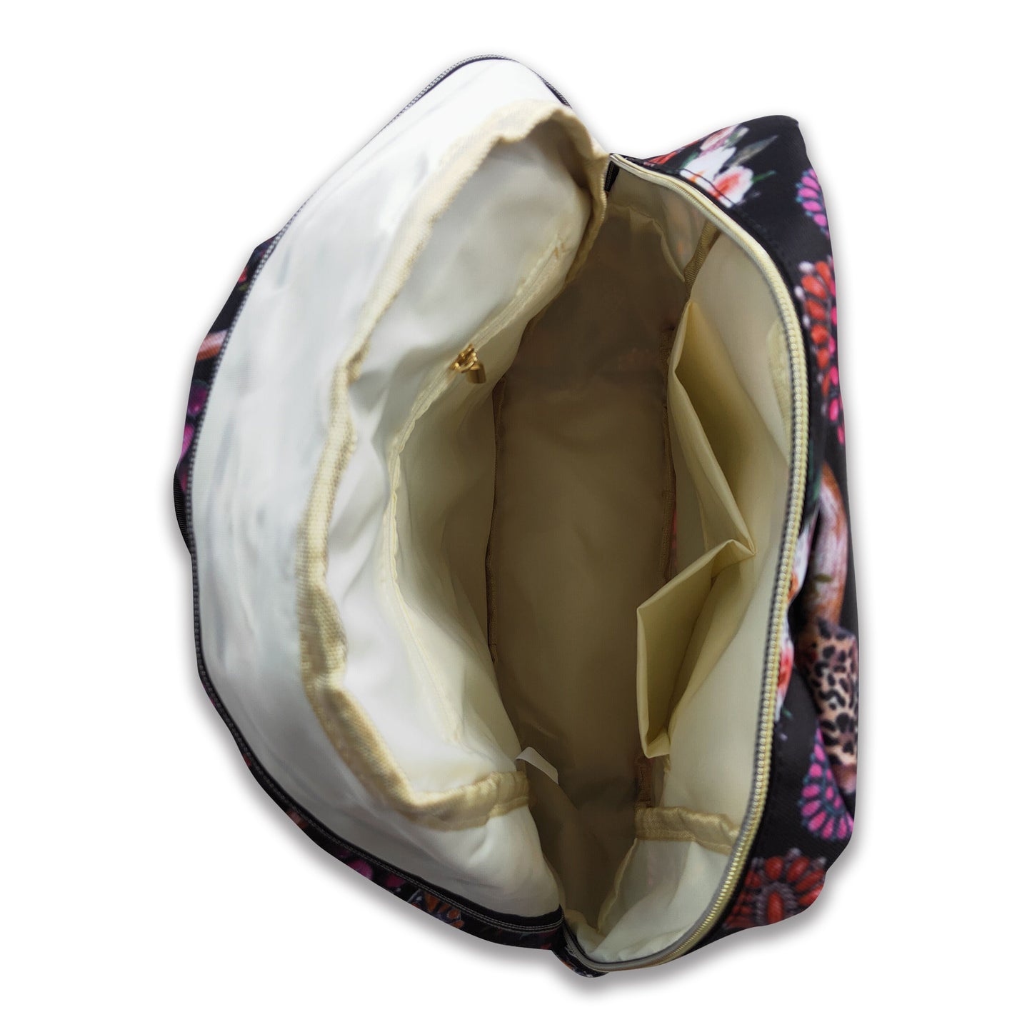 Leopard bull skull western backpack kids girls back to school bags