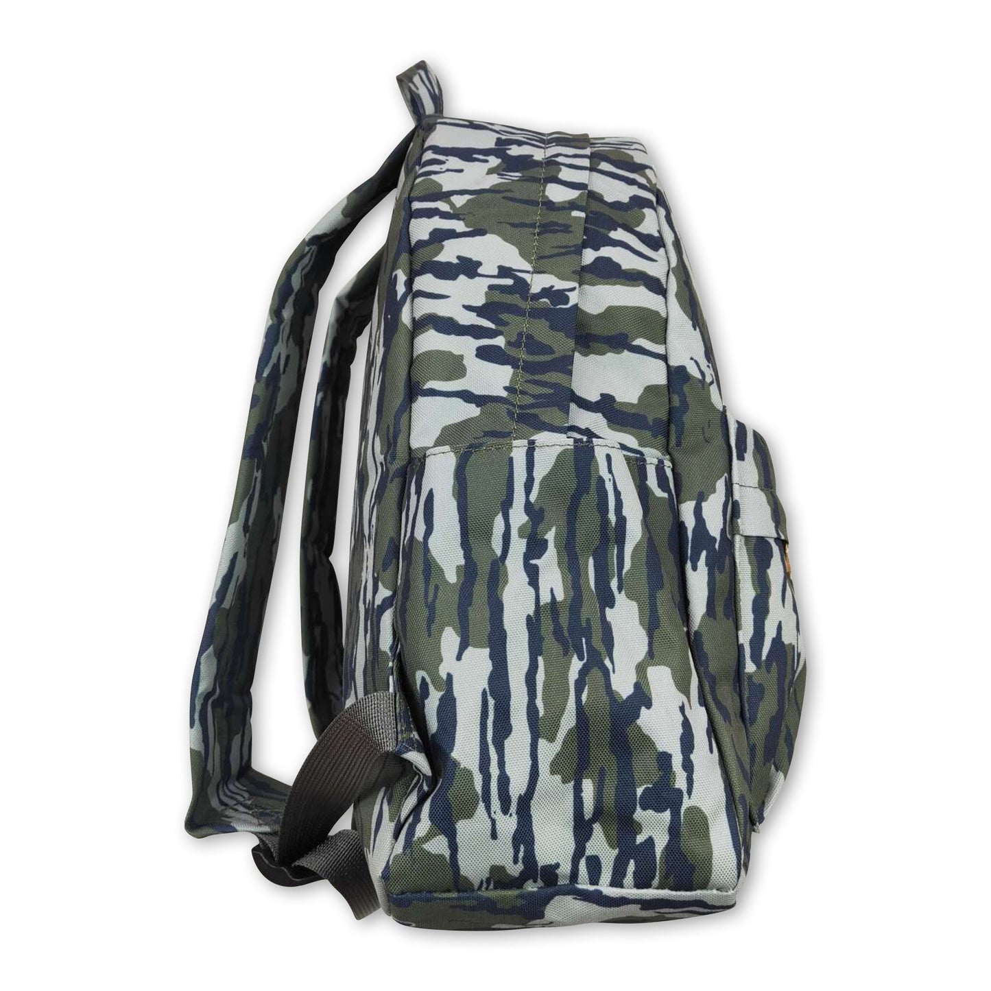 Olive camo hunting kids backpack