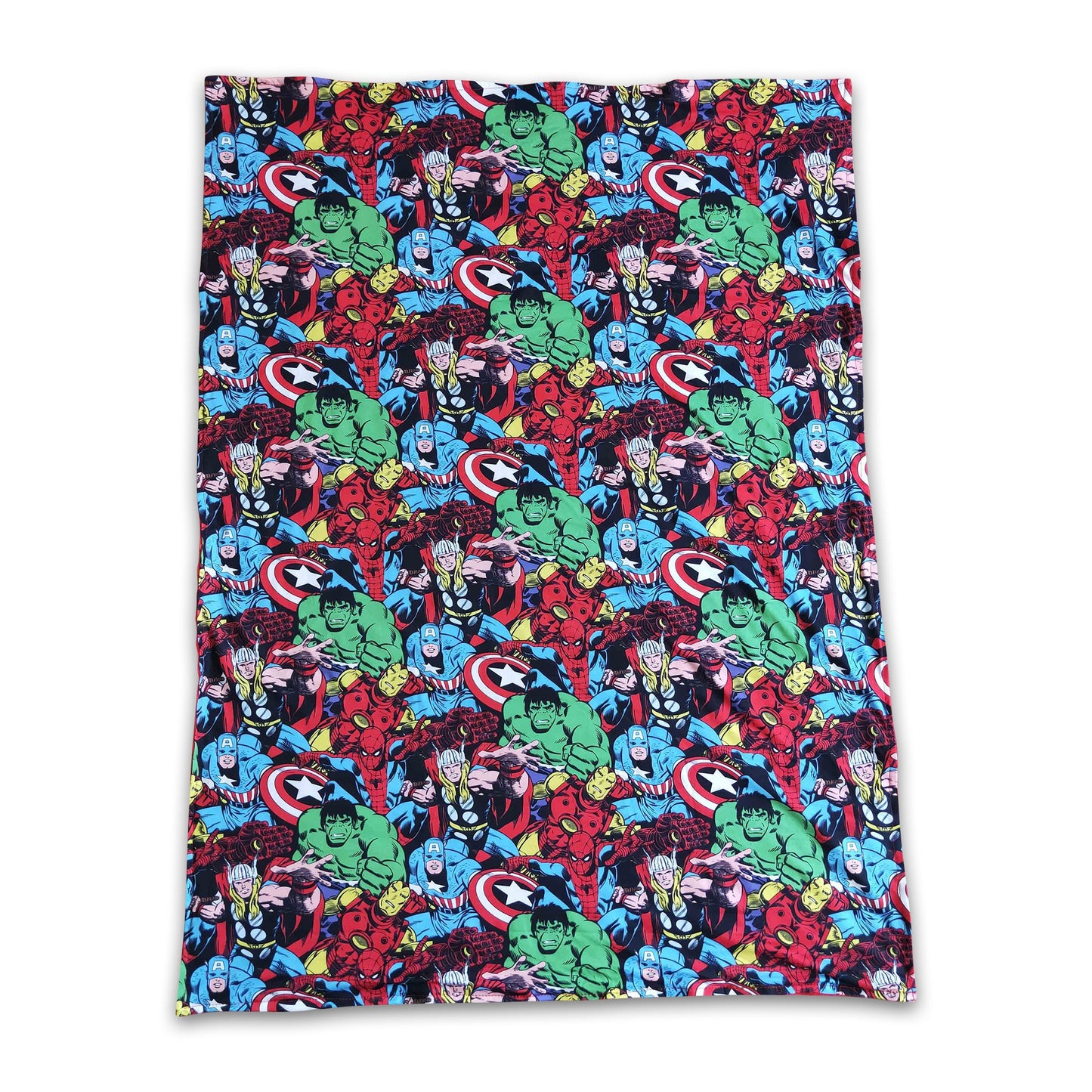 Green man red polka dots baby blankets