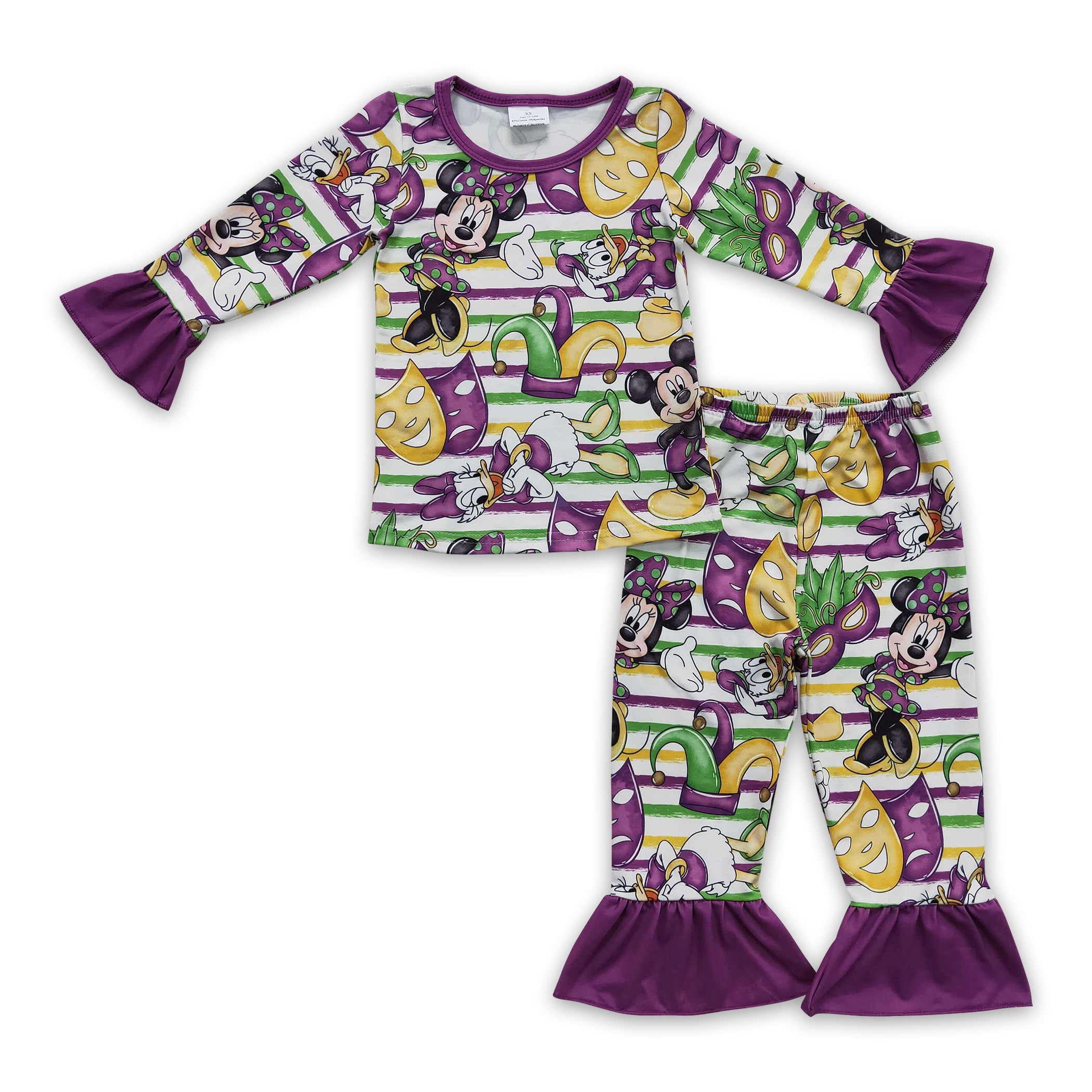 baby mardi gras pajamas