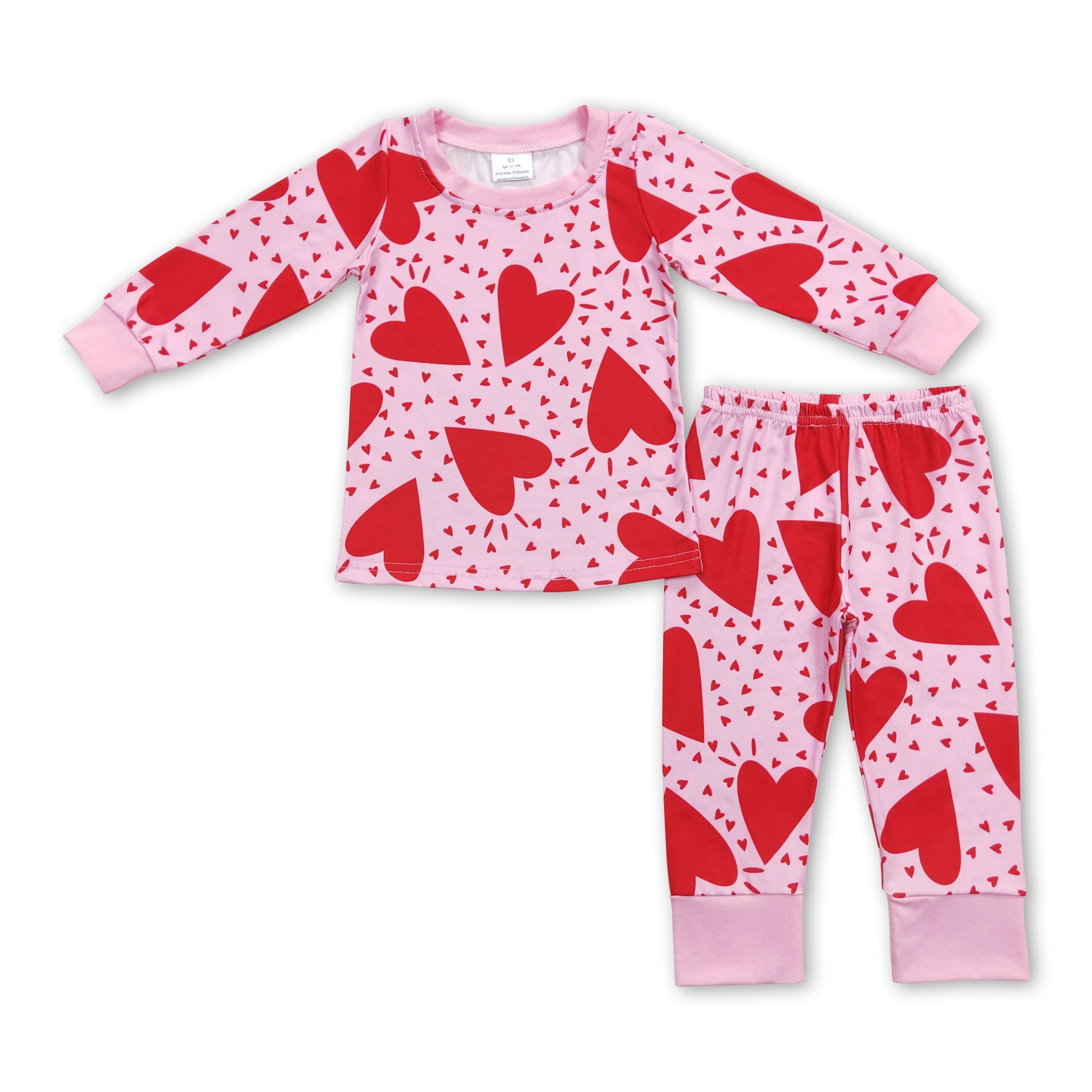 Baby girl 2025 valentines pajamas