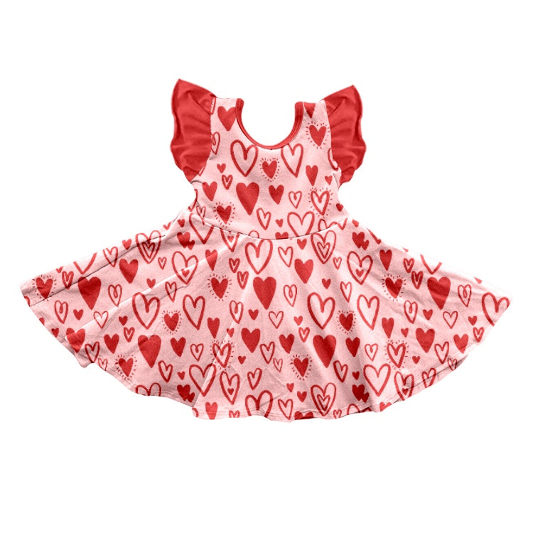 KIDS FLARE SLEEVE JERSEY DRESS 12-14 FOR THE LOVE OF LEO