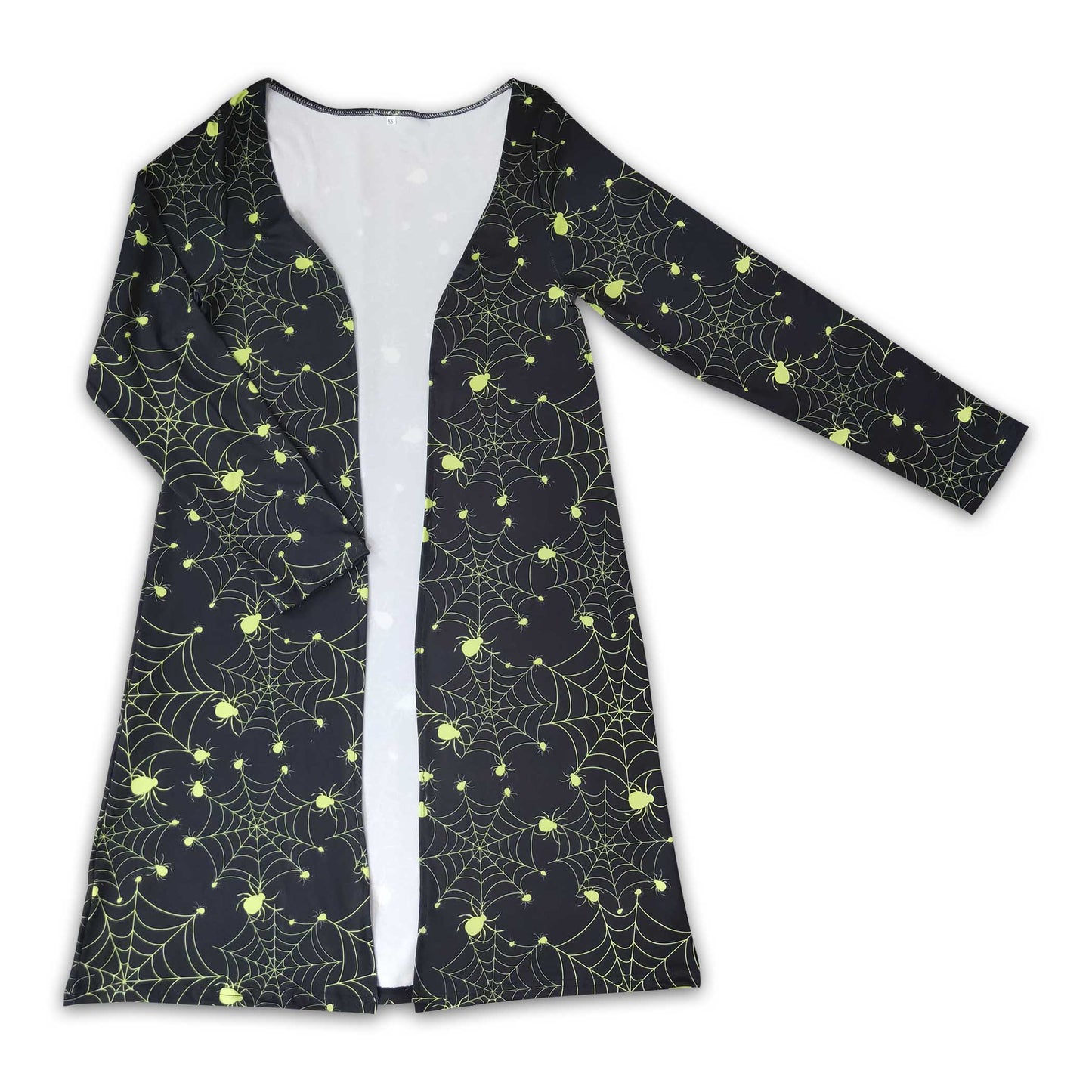 Spiderweb mommy and me clothes adult Halloween cardigan