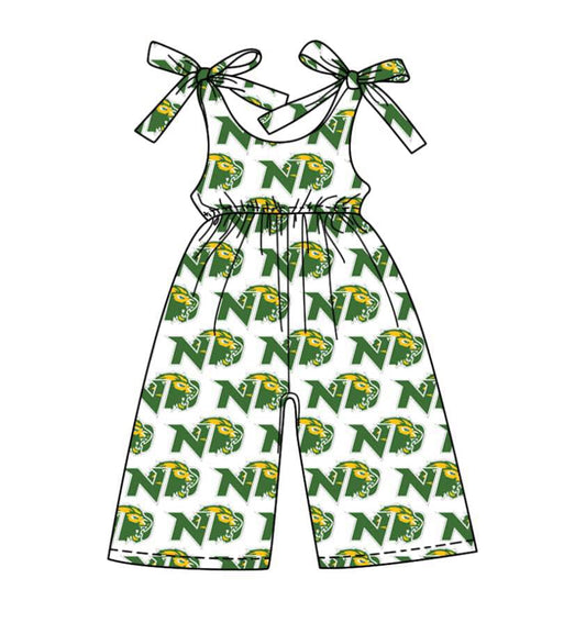 Deadline July 15 2025 yellow green straps girls team jumpsuit