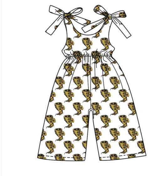 Deadline July 15 2025 wind white straps girls team jumpsuit