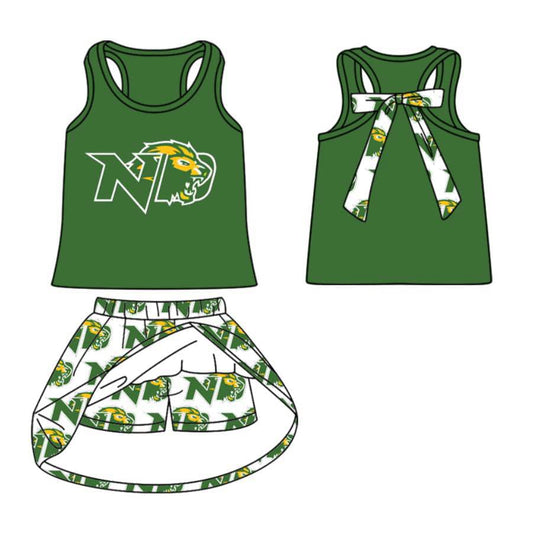 Deadline July 15 2025 green sleeveless bow top skirt girls team clothes