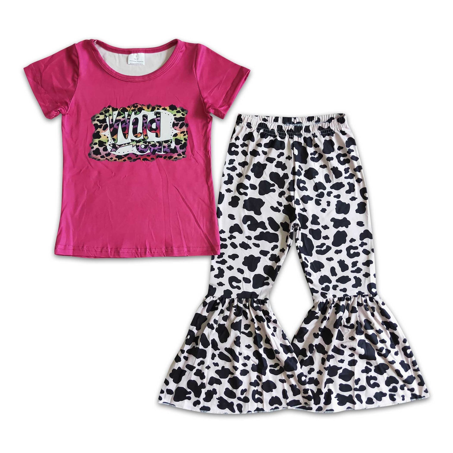 Wild one arrow shirt leopard pants girls clothes