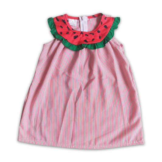 Girl Watermelon Striped Dress