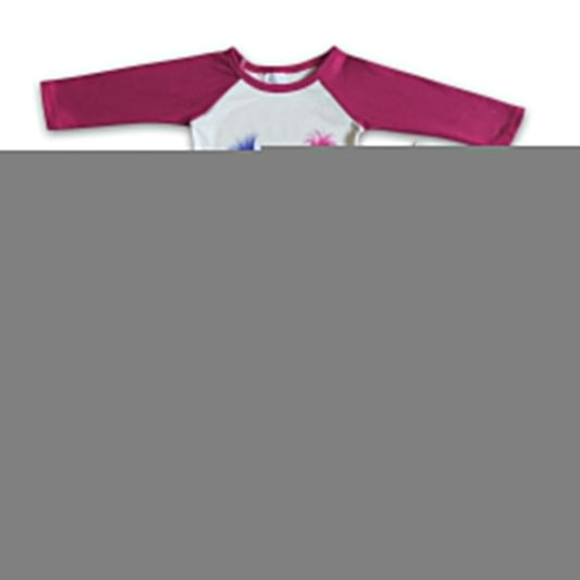 Cute smile long sleeve smile girls clothing set