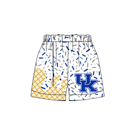 Deadline June 12 Blue U K ice cream sprinkle boys team shorts