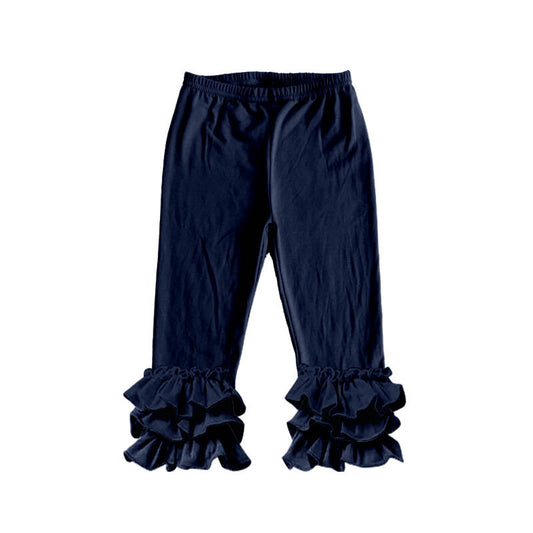 Deadline Jan 27 Navy triple ruffle kids girls pants
