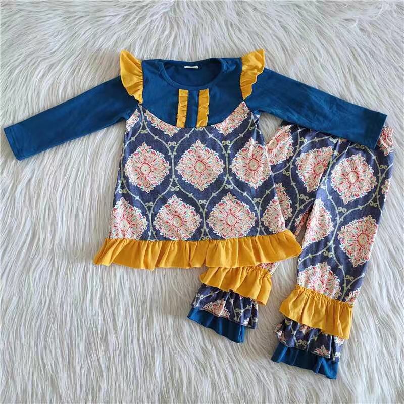 Long sleeve baby girls fall winter clothing