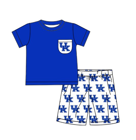 Deadline Aug 11 2025 short sleeves U K pocket top shorts boys team set