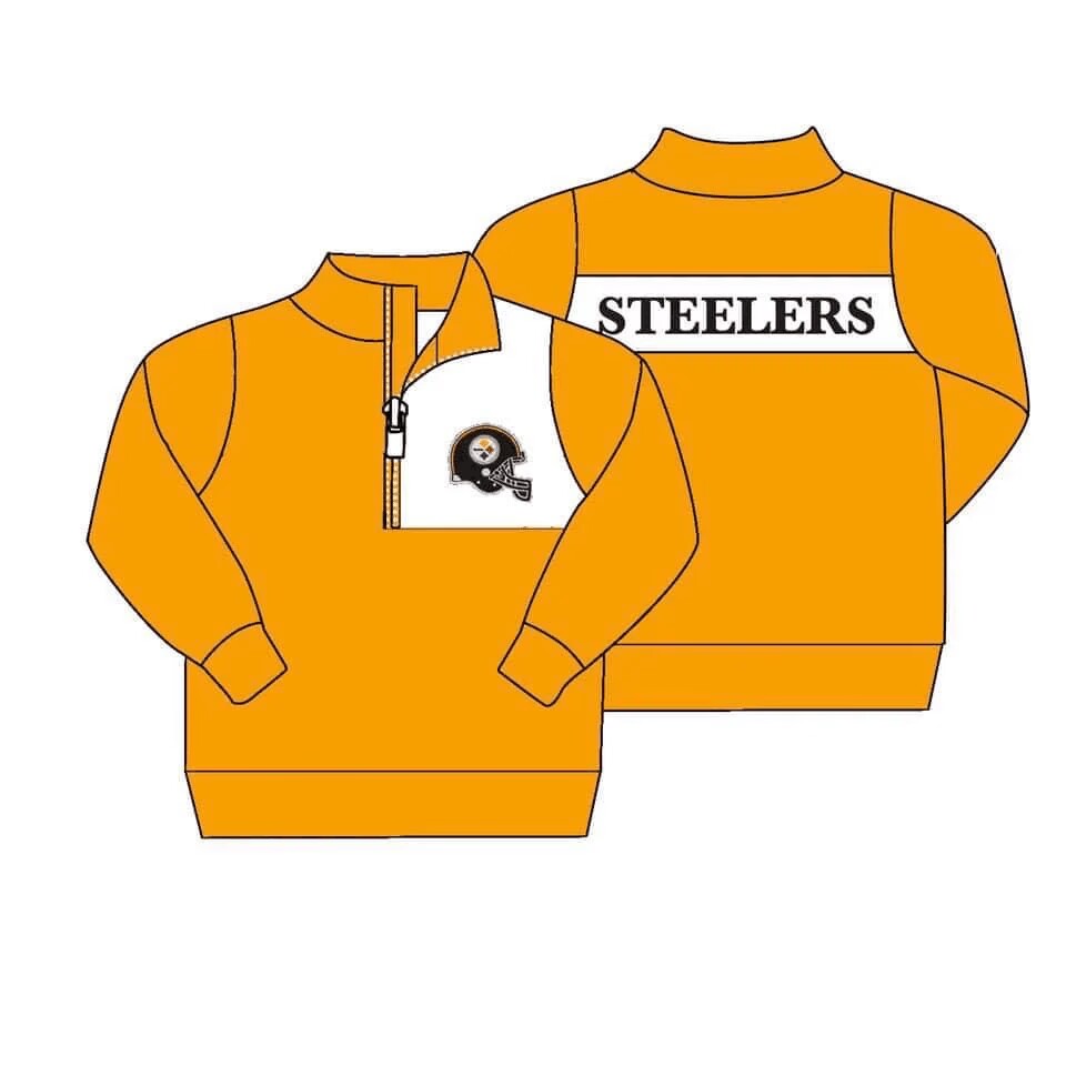 Deadline July 10 2025 yellow long sleeves helmet kids team pullover