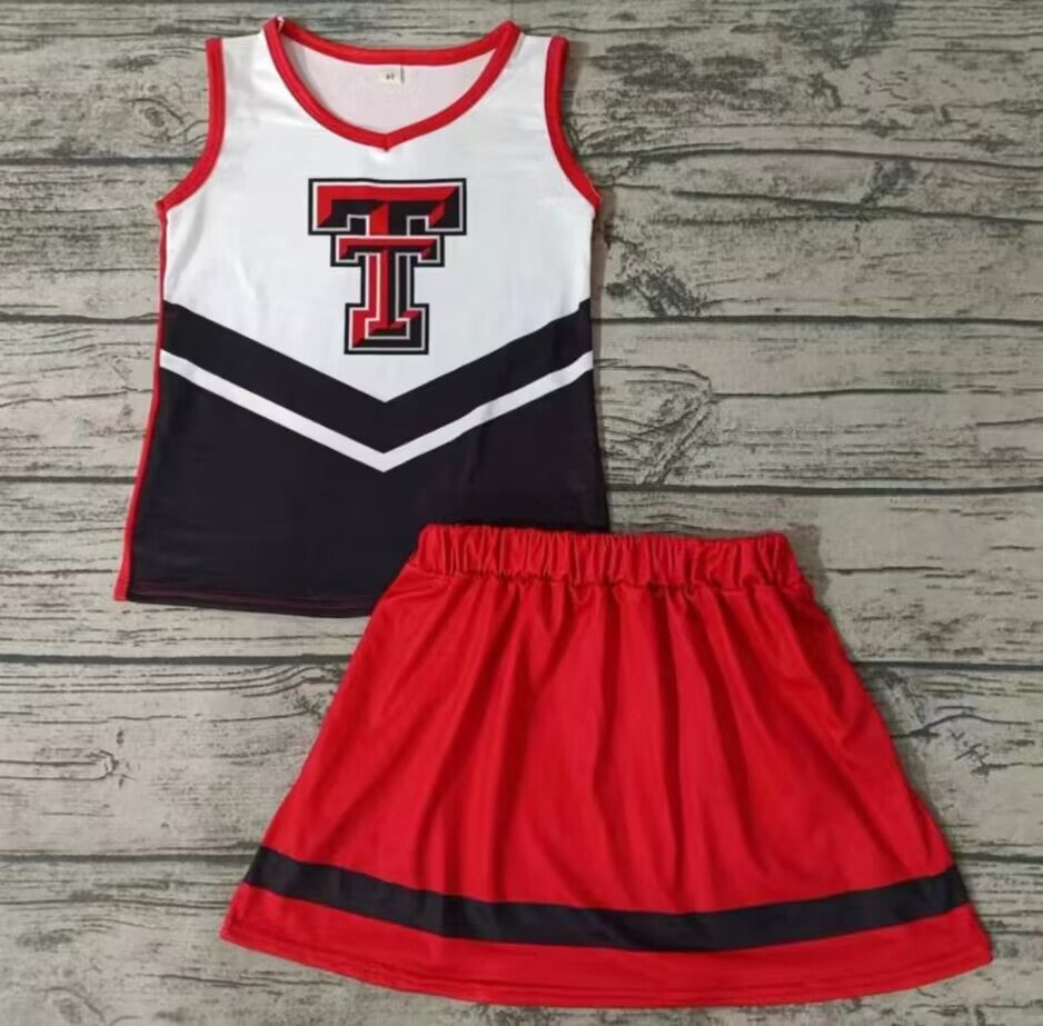 Deadline July 11 T sleeveless top skirt girls team outfits