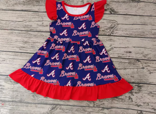 Deadline Aug 3 Flutter sleeves A brave kids girls team dresses