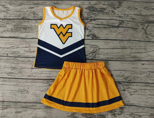 Deadline Aug 9 W V sleeveless top skirt girls team clothes