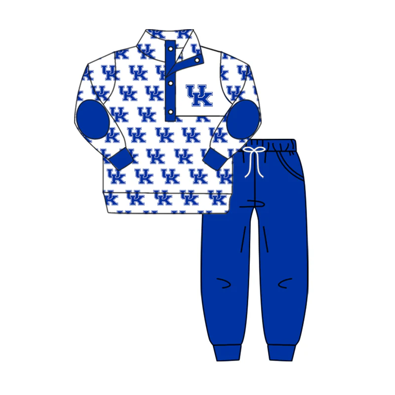 Deadline  Aug 17 U K pullover blue pants kids team clothes