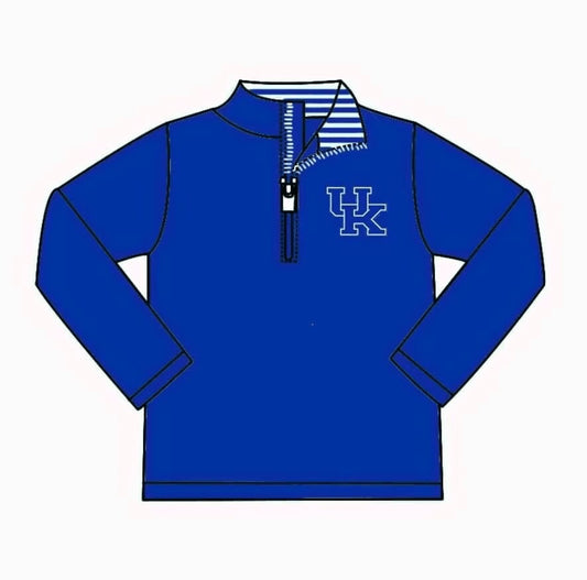 Deadline Aug 25 long sleeves blue U K kids boys team shirt