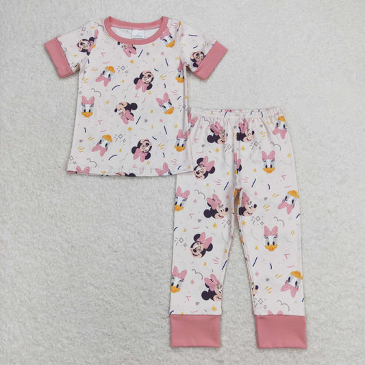 Deadline Sept 4 short sleeves mouse duck girls pajamas