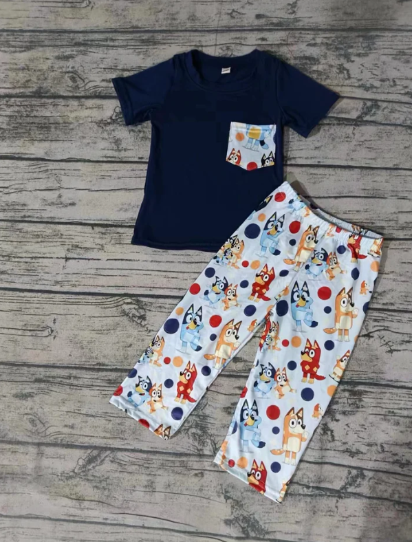 Deadline Sep 21 pocket top dog pants kids boys clothes