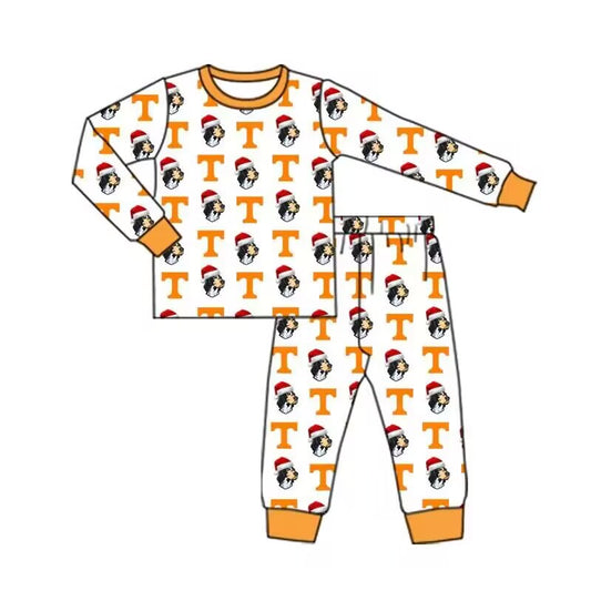 Deadline Sep 23 T Christmas hat dog kids team pajamas