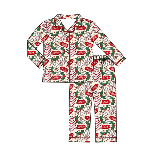 Deadline Oct 15 Christmas cake milk adult men pajamas