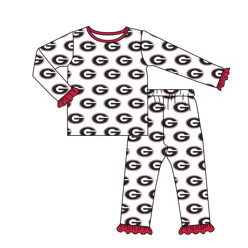 Deadline Oct 15 Long sleeves G kids girls team pajamas