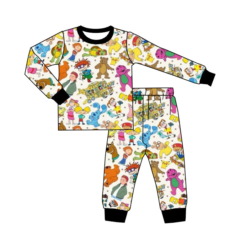 Deadline Oct 20 black long sleeves dog baby kids pajamas