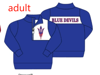 Deadline Oct 24 blue long sleeves adult team pullover