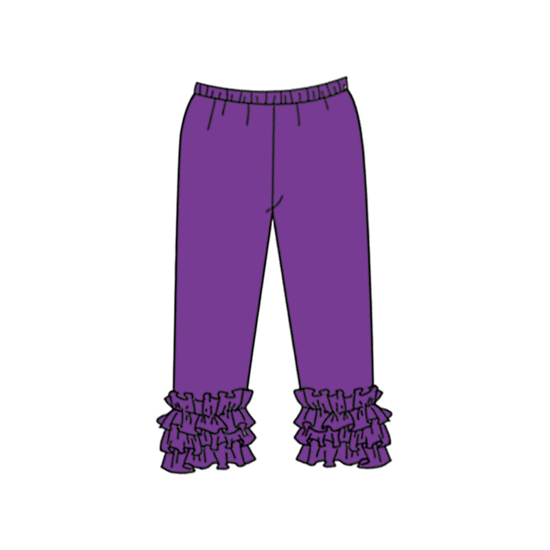 Deadline Oct 27 purple girls icing ruffle leggings