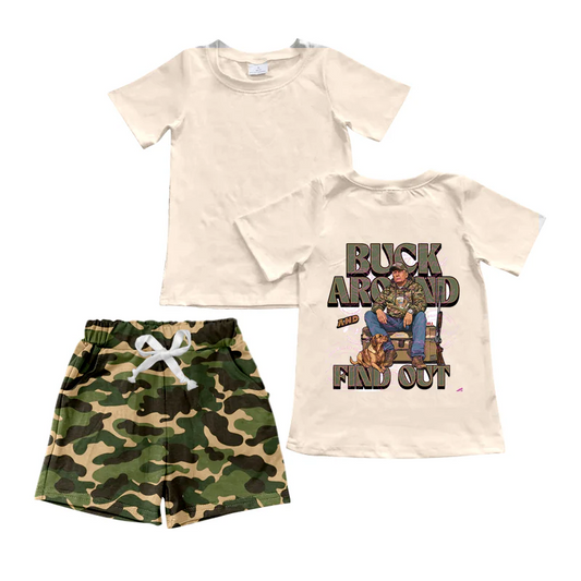 Deadline  Nov 29 find out truck dog top camo shorts boys clothes