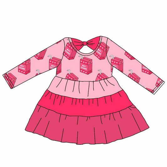 Deadline Nov 29 long sleeves boys tears girls valentine's dress
