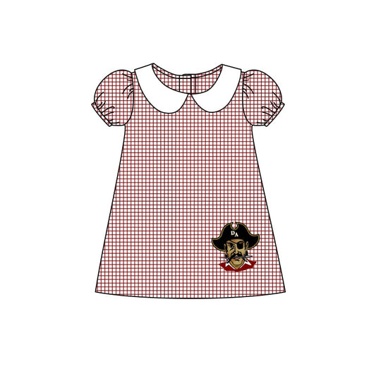 Deadline Dec 2 Plaid short sleeves kids girls team dresses